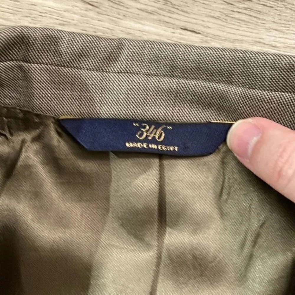 Brooks Brothers Men's 346 Wool Tan 2 Button Blazer Size 41R NWOT